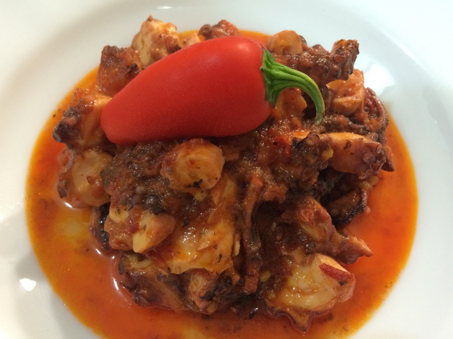 ricetta polpo alla diavola