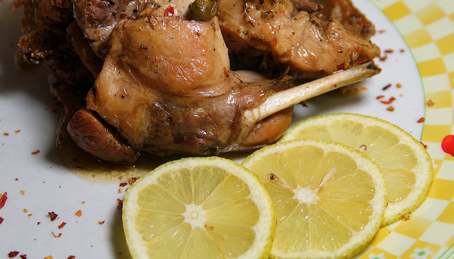 coniglio piccante al limone