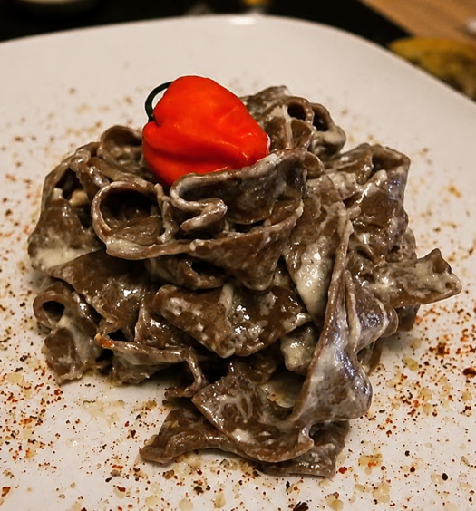 pasta fresca cacao peperoncino