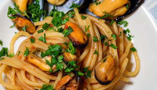 Spaghetti con le Cozze piccanti